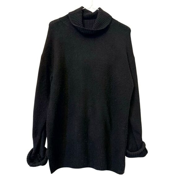 Hema Sweaters - HEMA Turtle Neck Long Sleeve Knit Pullover Sweater Black Small